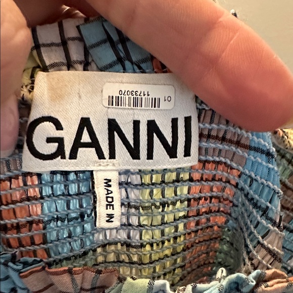 Ganni Colorful Chevron Maxi Dress - Picture 3 of 3